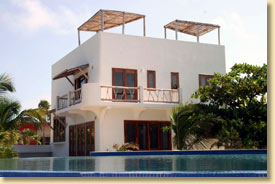 Azul Resort is the ultimate beach resort on Ambergris Caye, Belize, 2 beautiful villas with the services and amenities of a world-class resort