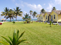 Cabanas at Royal Caribbean Resort hotel, Ambergris Caye, Belize. Where silky sea breezes always blow. 20 acre beach front resort with 45 Cabana Suites and private virgin beach. Unparalleled Caribbean views, magnificent coral reef and cove outside your door. Affordable and conveniently located only 1 mile south of San Pedro town.